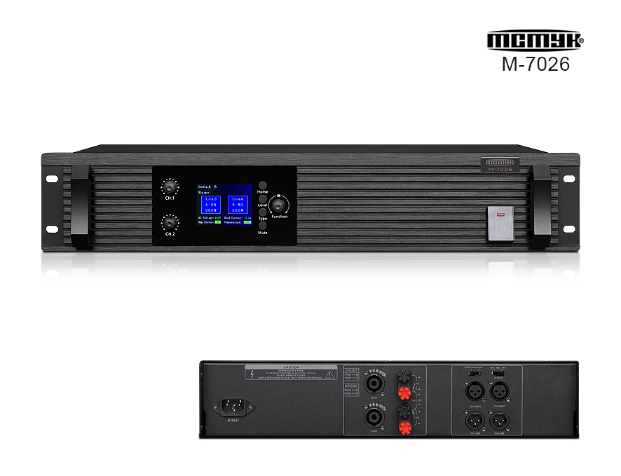M-7026两通道功放650W M-7026两通道功放650W